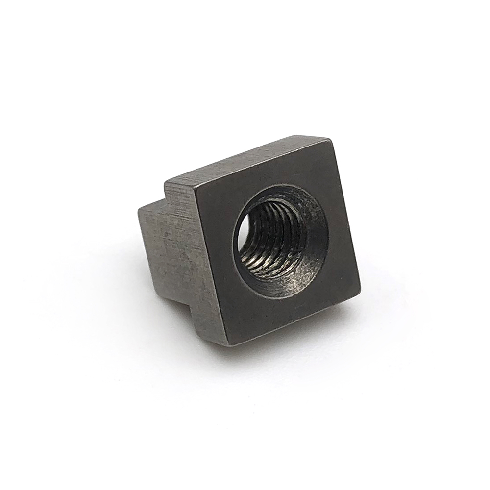 8.8級加硬T型螺母高強(qiáng)度T形螺帽發(fā)黑T型槽壓板螺母