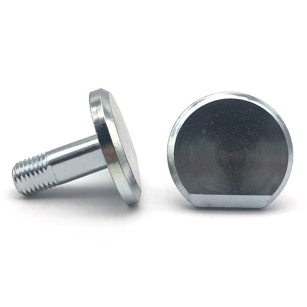 大平頭非標(biāo)螺絲8.8級半牙螺絲鍍藍白鋅切牙切頭螺釘