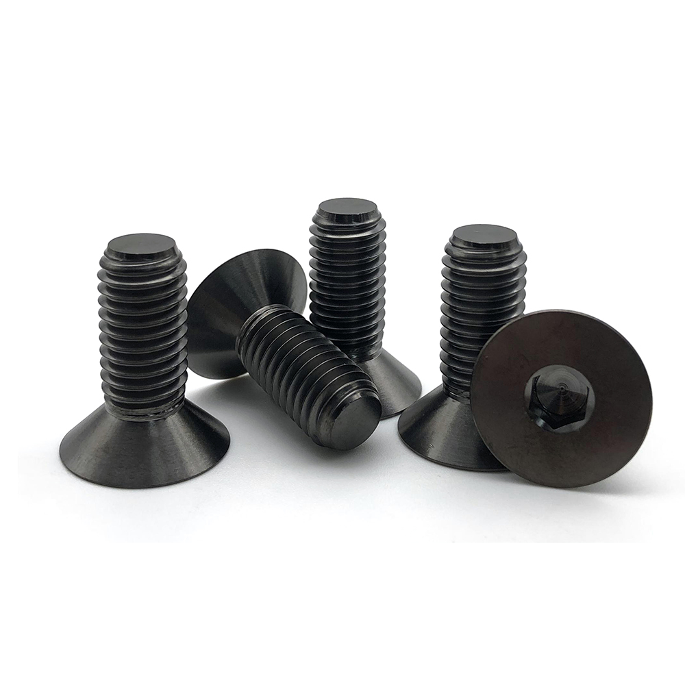 沉頭高強(qiáng)度螺絲12.9級(jí)沉頭內(nèi)六角螺絲黑色平頭內(nèi)六角螺栓